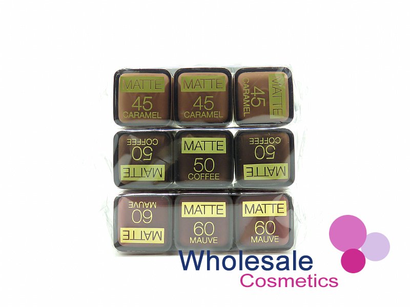 15 x Max Factor Colour Elixir Velvet Matte Lipsticks - ASSORTED